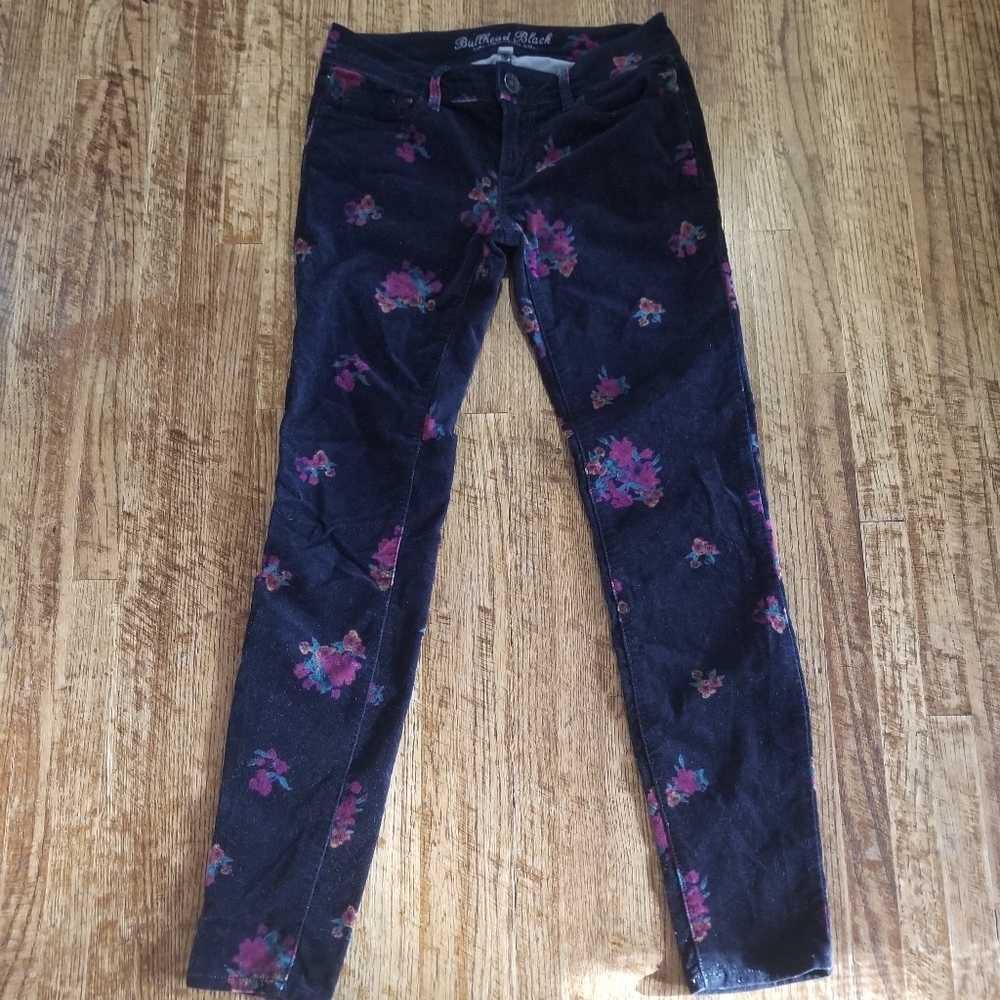 Bullhead Black Velvet Pants